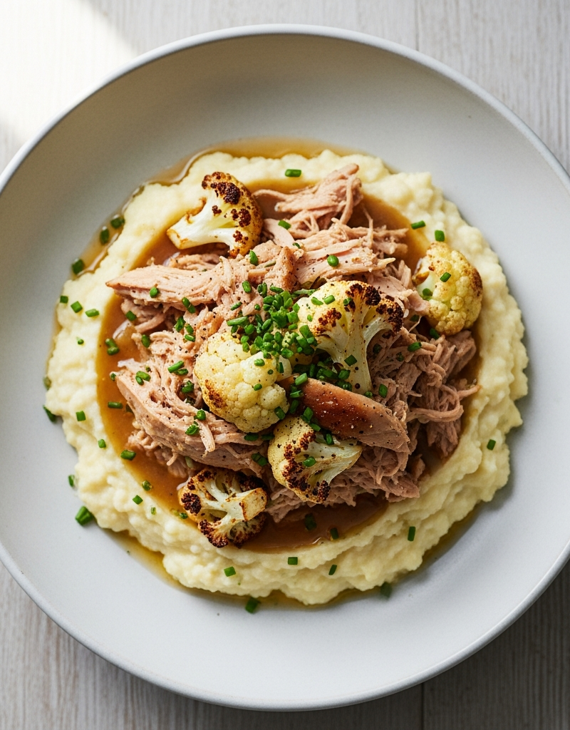 Turkey and Cauliflower Mash Bowl