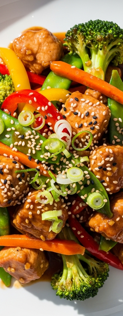 Keto Chicken Stir-Fry with Soy Ginger Sauce