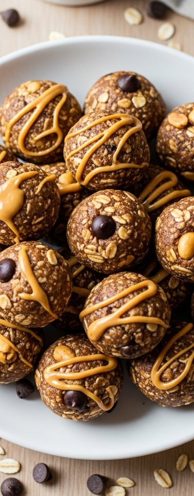Vegan Peanut Butter Oat Energy Bites