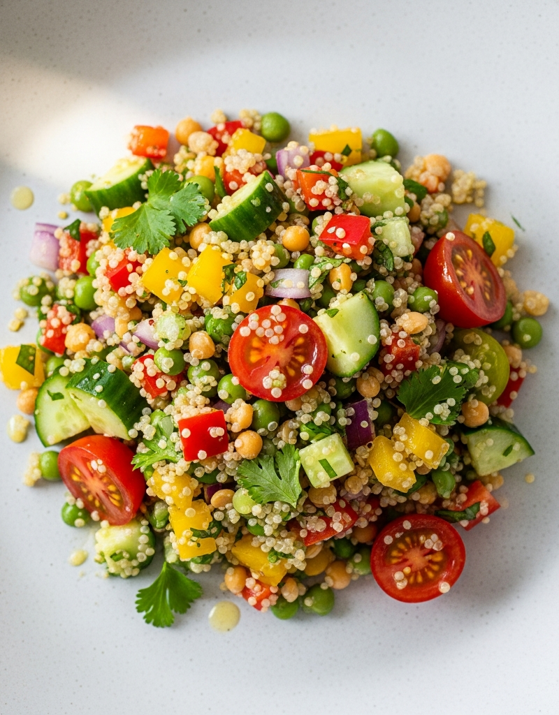 Zesty Split Pea and Quinoa Salad