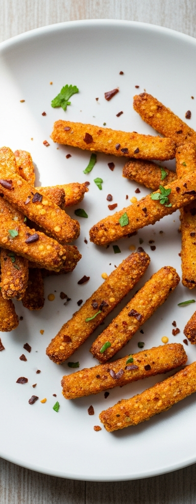 Oven-Baked Spicy Kidney Bean Fries