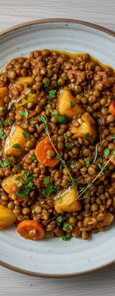 Hearty Potato and Lentil Stew