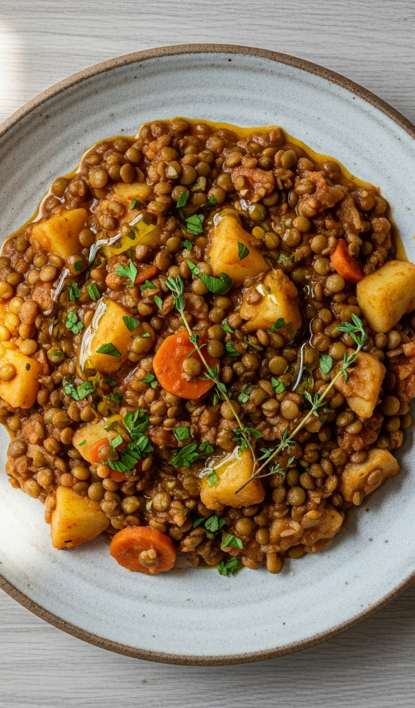 Hearty Potato and Lentil Stew