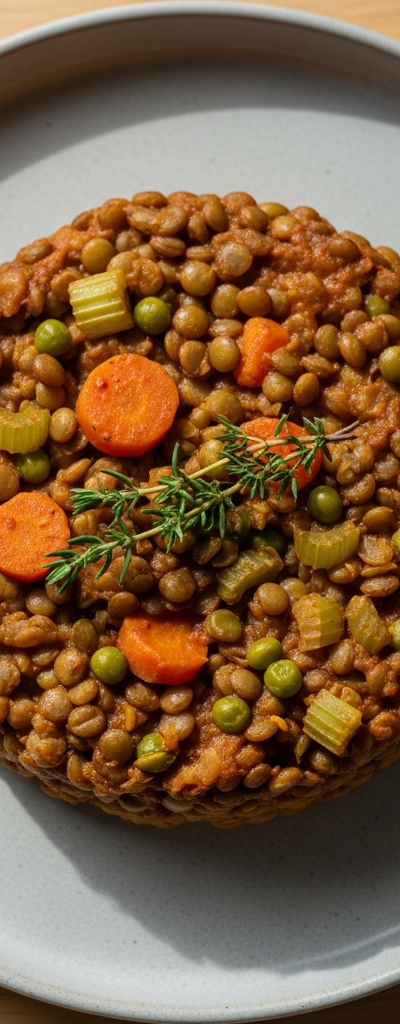 Vegan Lentil and Vegetable Casserole