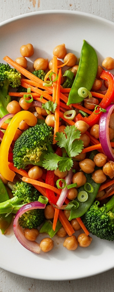 Quick Vegan Chickpea Stir-Fry