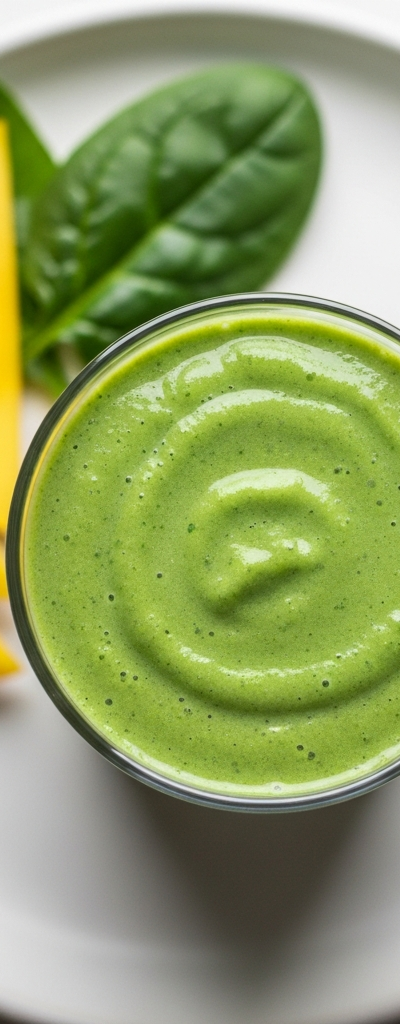 Mango Spinach Green Smoothie