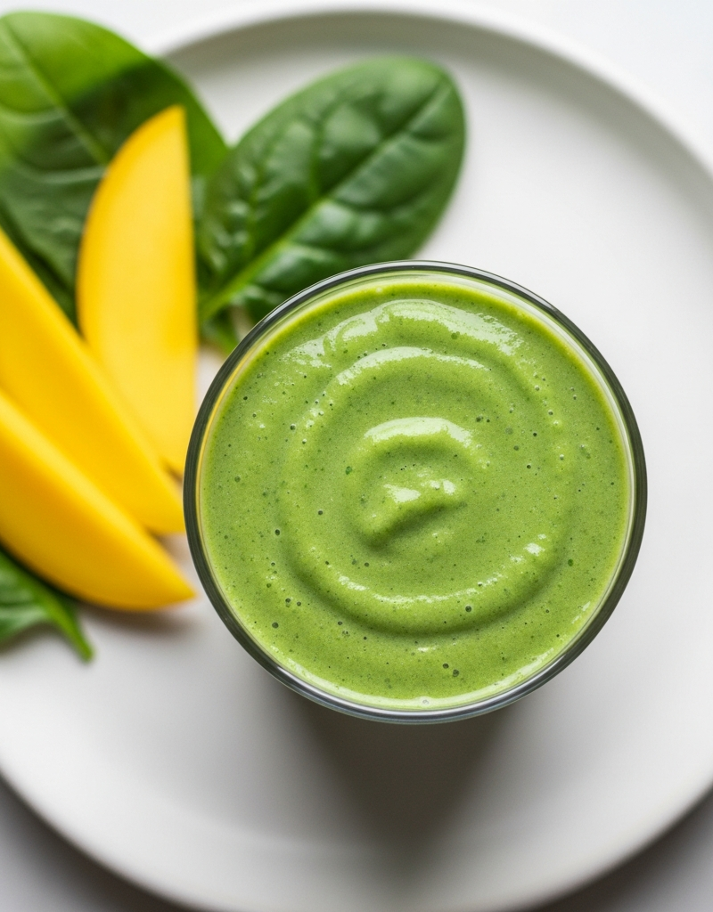 Mango Spinach Green Smoothie