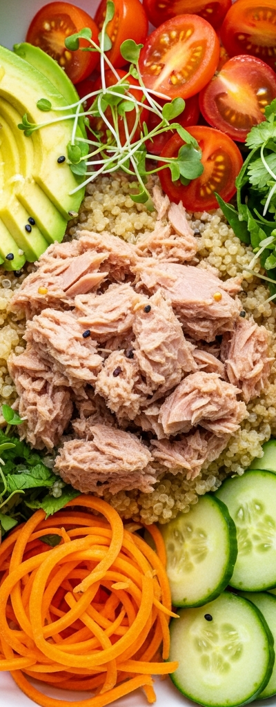 Tuna and Quinoa Buddha Bowl