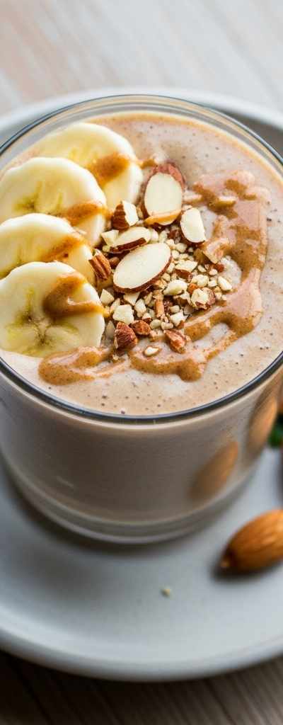 Banana Almond Butter Smoothie