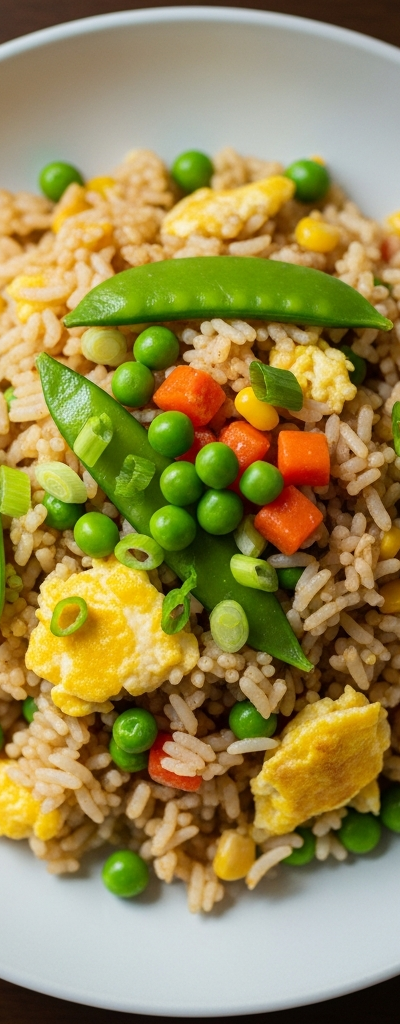 Easy Egg Fried Rice with Vegetables