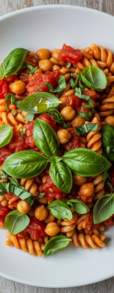Chickpea and Tomato One-Pot Pasta