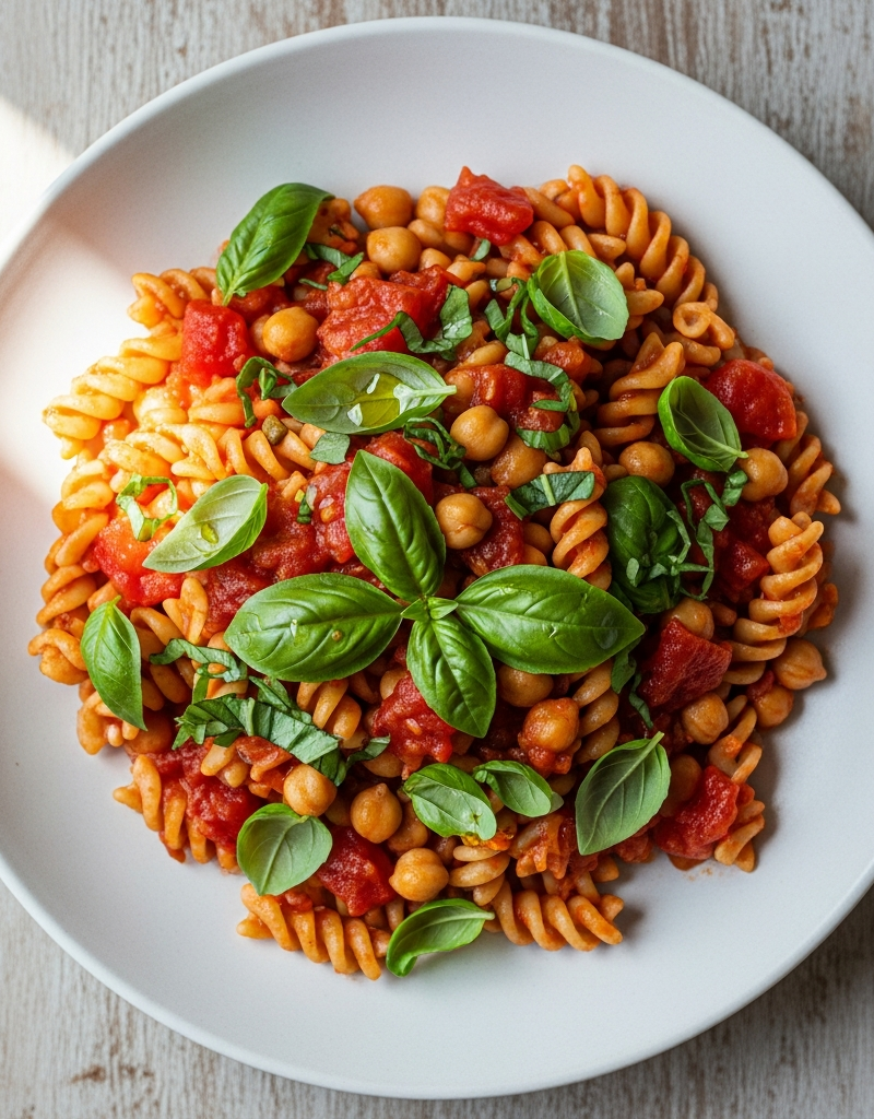 Chickpea and Tomato One-Pot Pasta