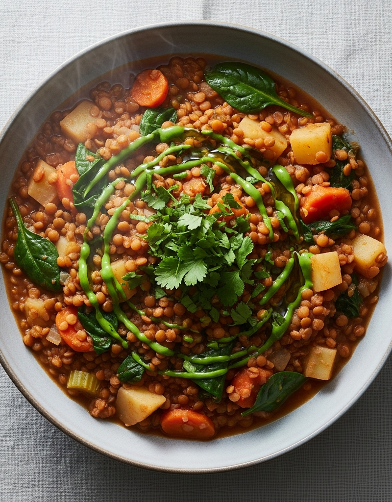 Hearty Lentil Vegetable Stew