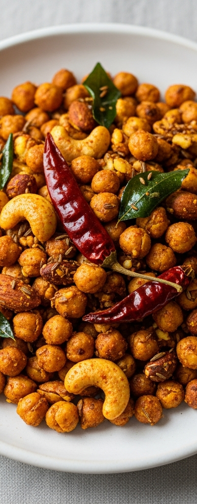 Spiced Crunchy Chickpea Mix
