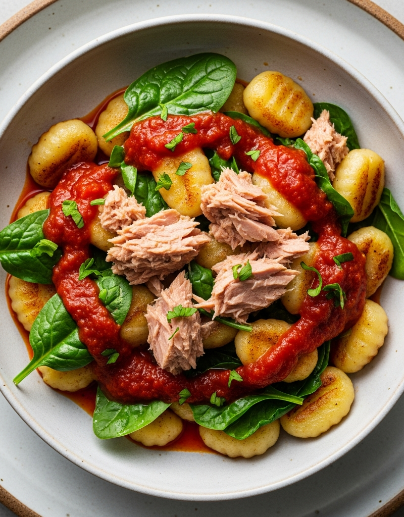 Spicy Tuna Gnocchi Bowl