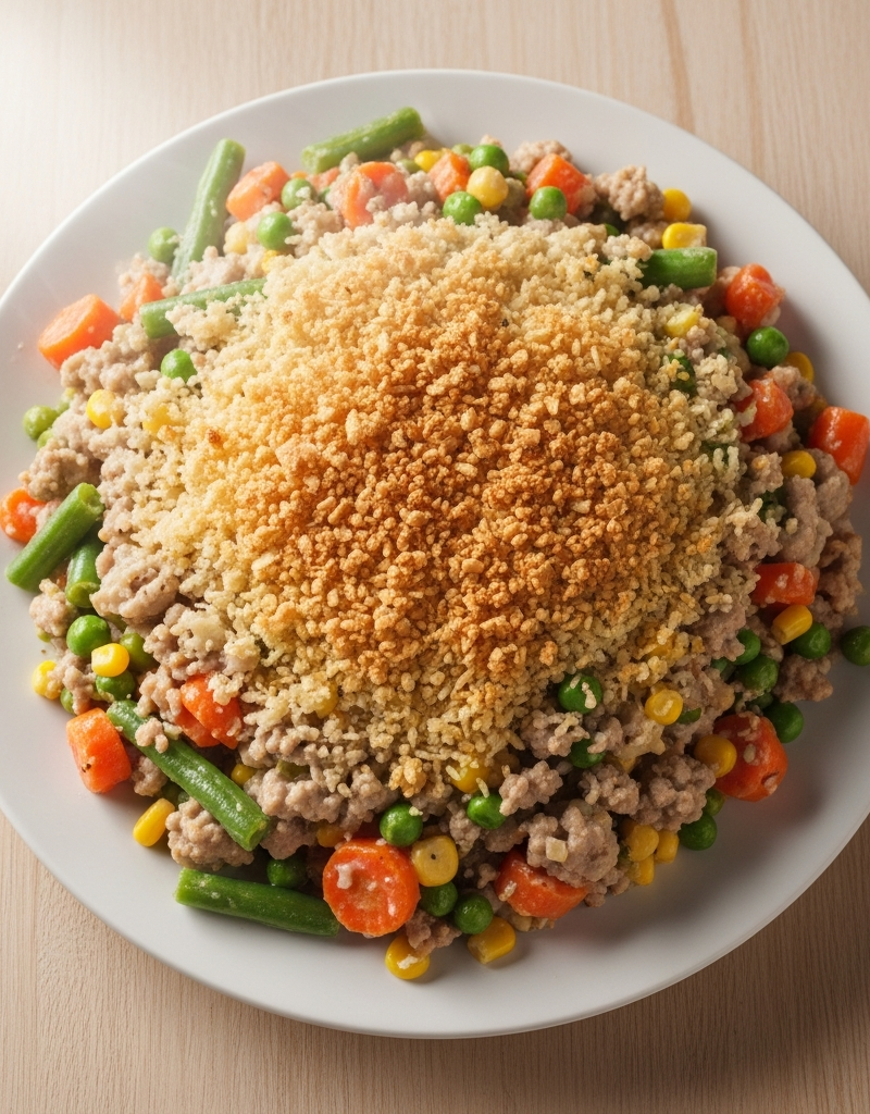 Ground Turkey and Vegetable Casserole