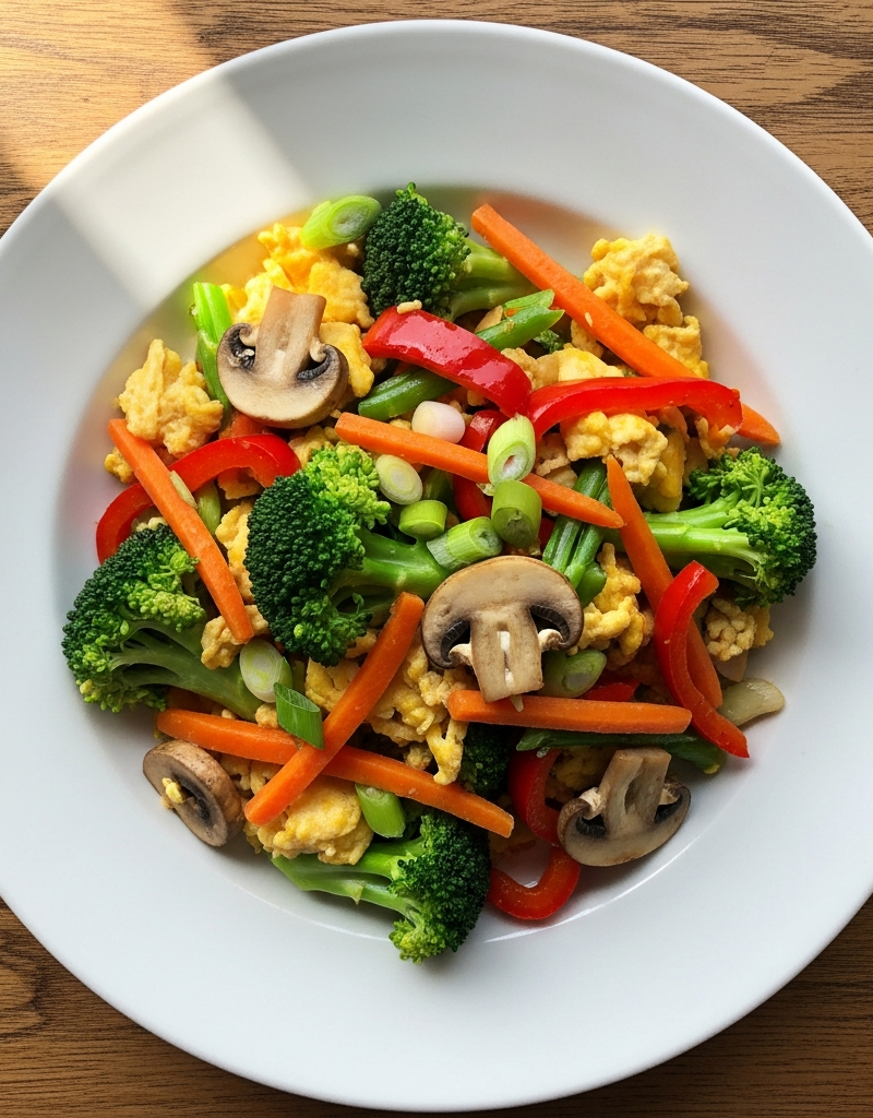 Egg and Vegetable Stir-Fry