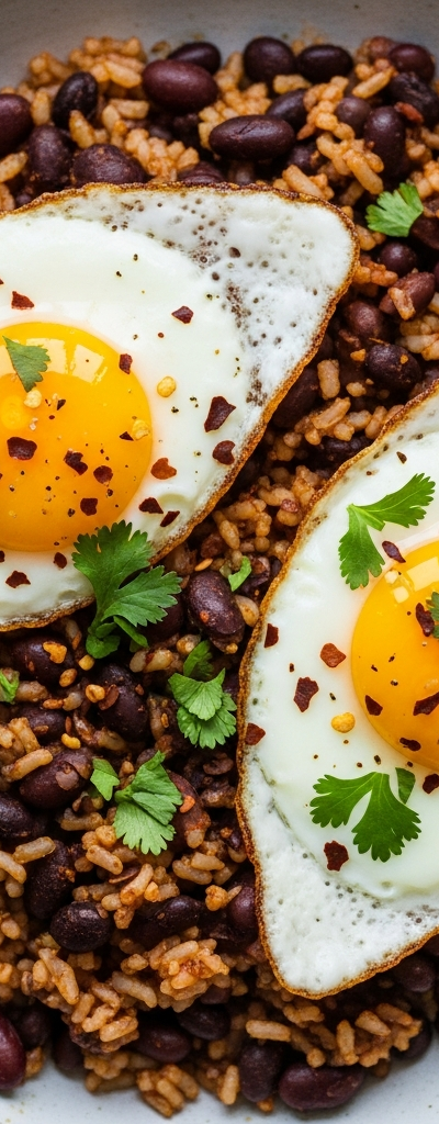 Egg & Bean Brown Rice Skillet