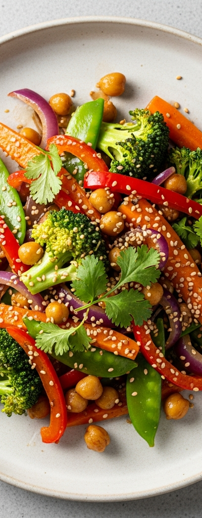 Vegan Chickpea Stir-Fry
