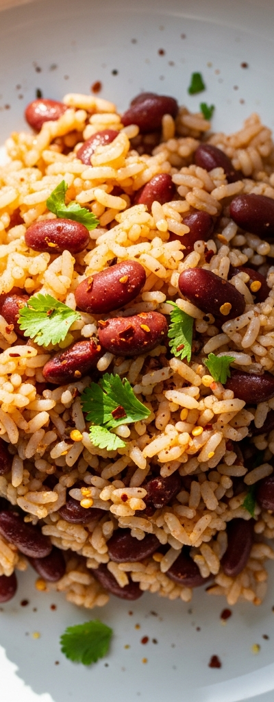 Simple Kidney Bean and Rice Skillet