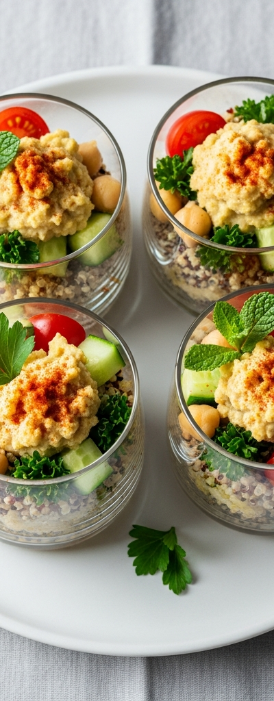 Chickpea and Quinoa Salad Cups