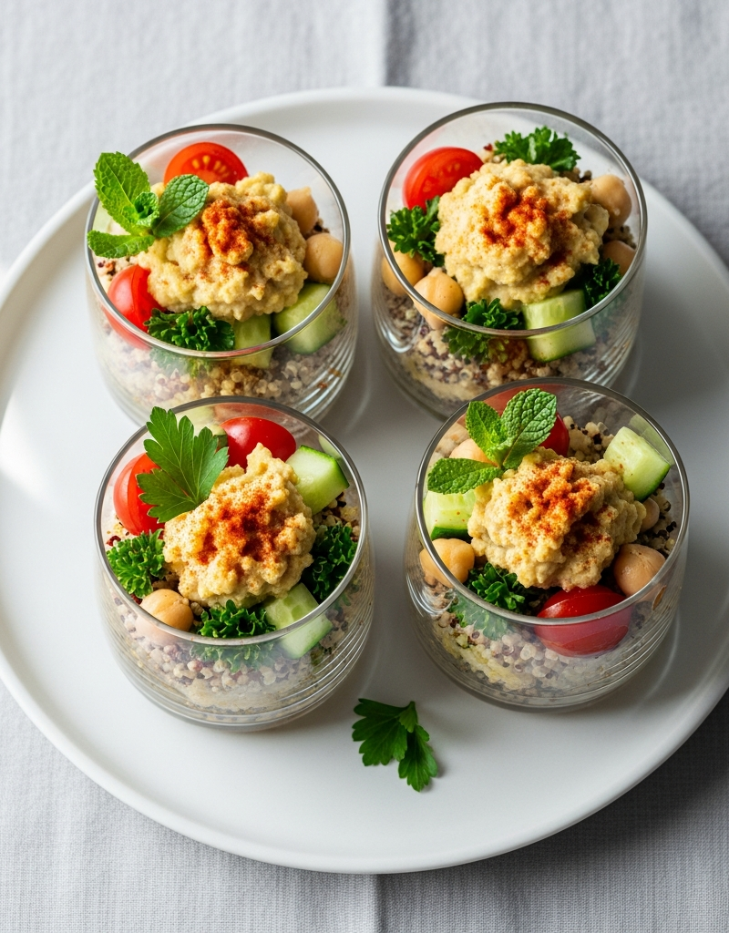 Chickpea and Quinoa Salad Cups