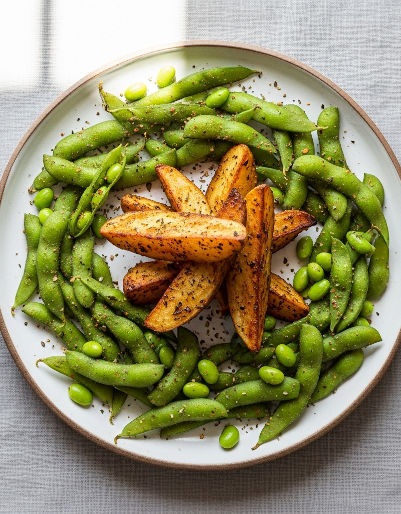 Edamame and Potato Protein Wedges