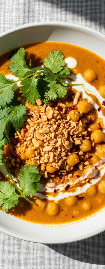 Chickpea Coconut Curry Bowl