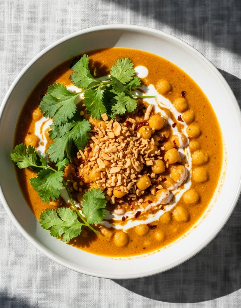 Chickpea Coconut Curry Bowl