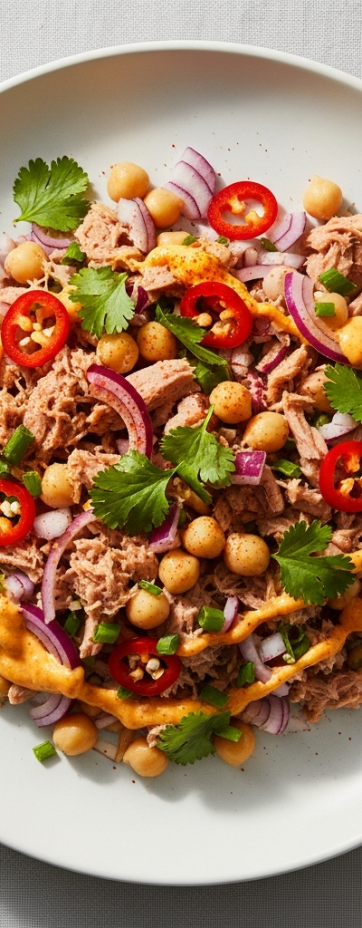 Spicy Tuna and Chickpea Salad