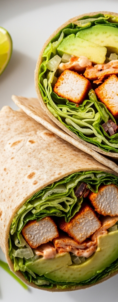 Spicy Chicken Avocado Wraps
