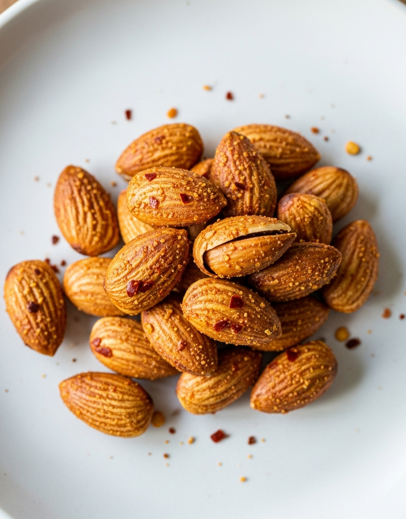 Spicy Roasted Almonds