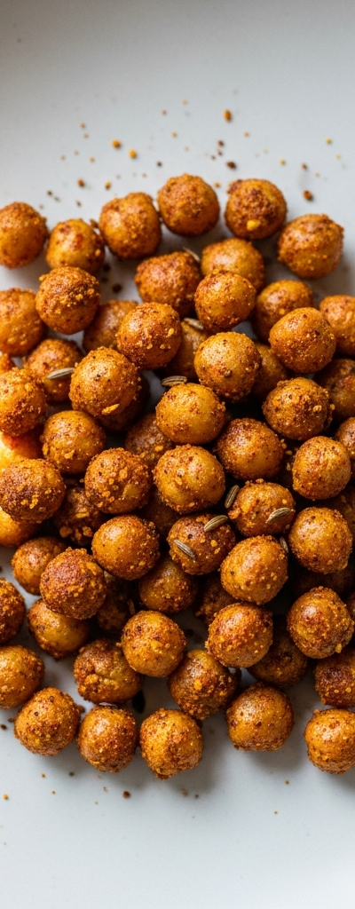 Crunchy Roasted Spiced Chickpeas