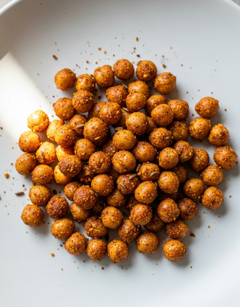 Crunchy Roasted Spiced Chickpeas