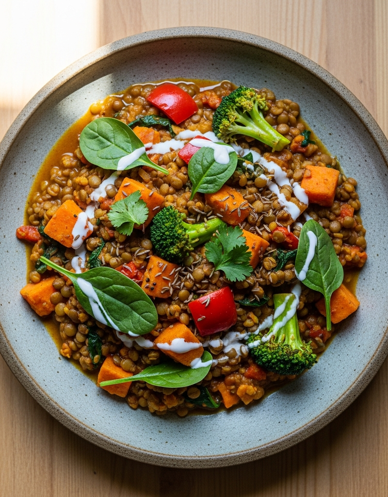 Vegan Lentil and Vegetable Curry