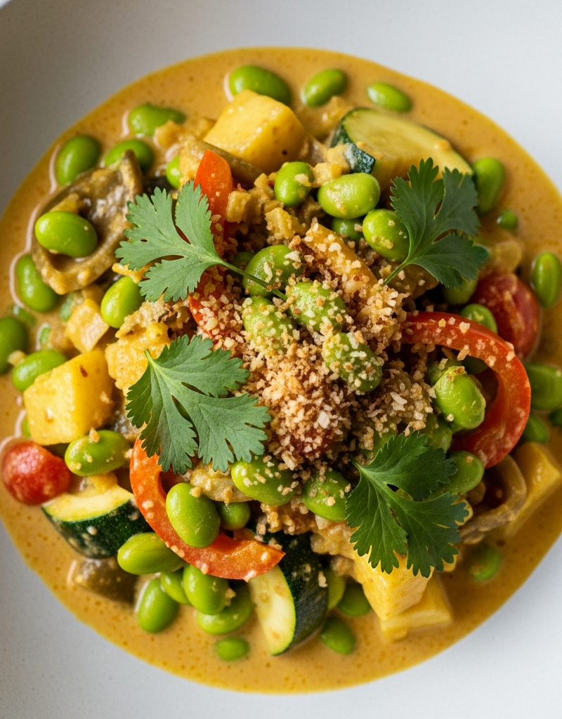 Edamame Coconut Curry