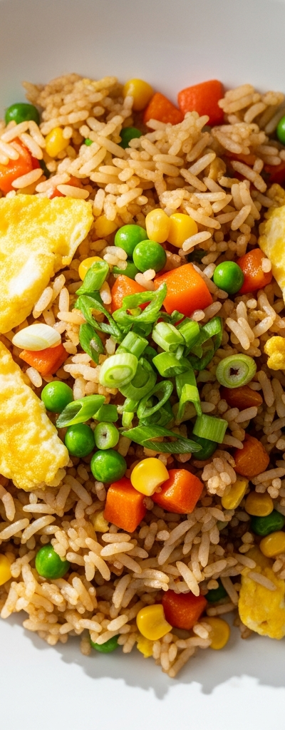 Hearty Egg Fried Rice with Vegetables