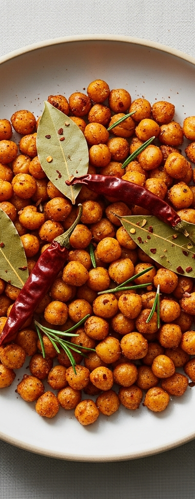 Spiced Crunchy Chickpeas
