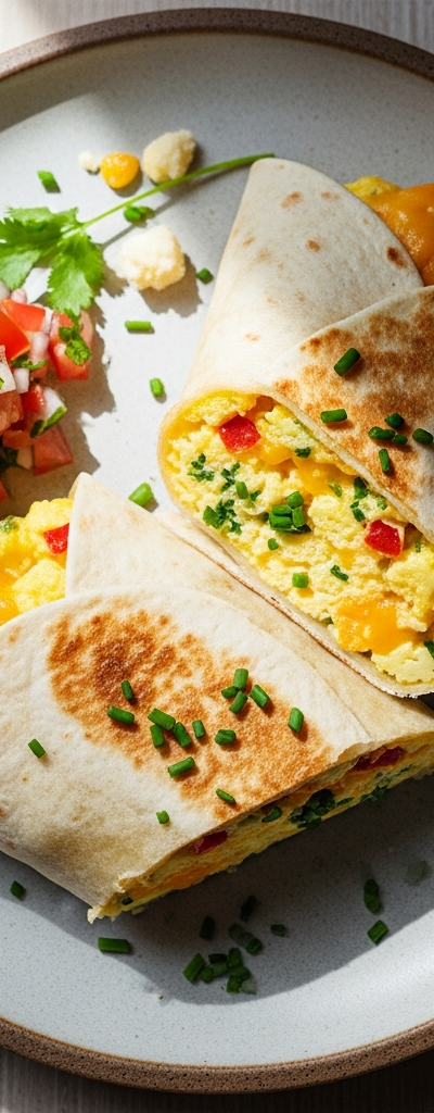Quick Breakfast Egg Wraps