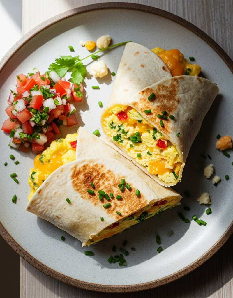 Quick Breakfast Egg Wraps