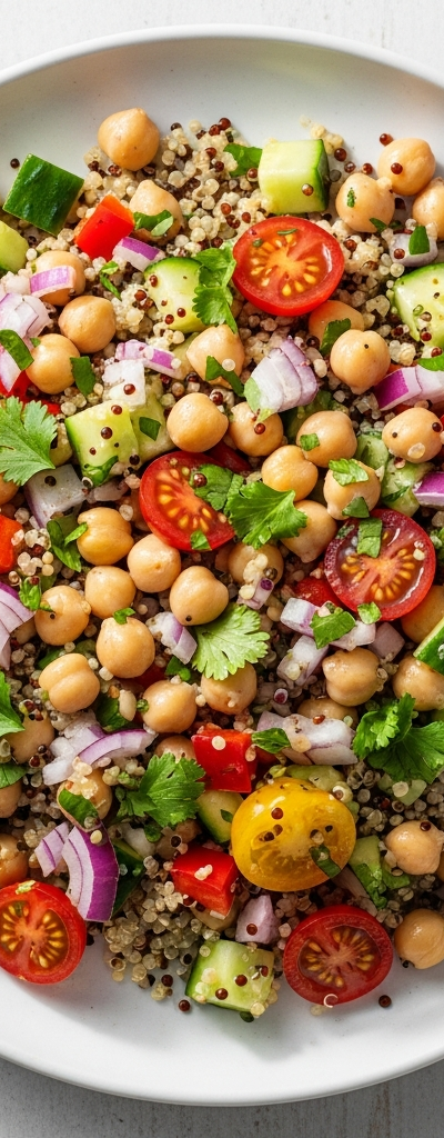 Chickpea and Quinoa Protein Salad