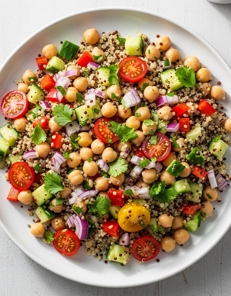 Chickpea and Quinoa Protein Salad
