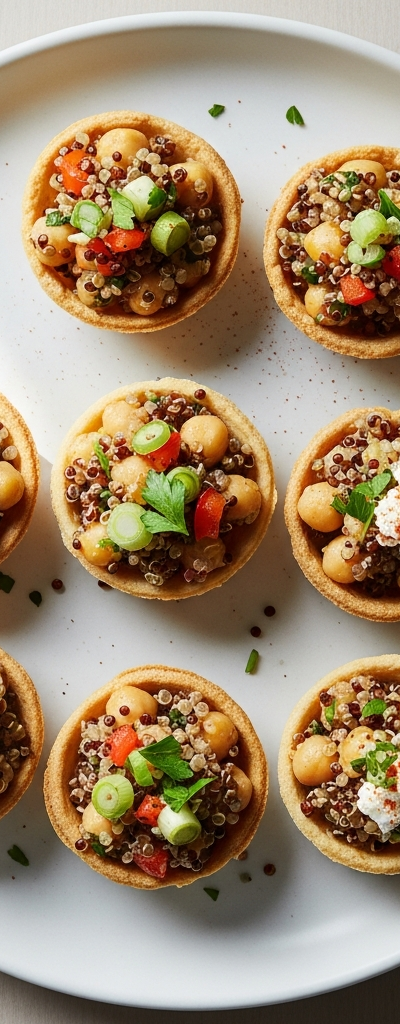 Chickpea and Quinoa Snack Cups