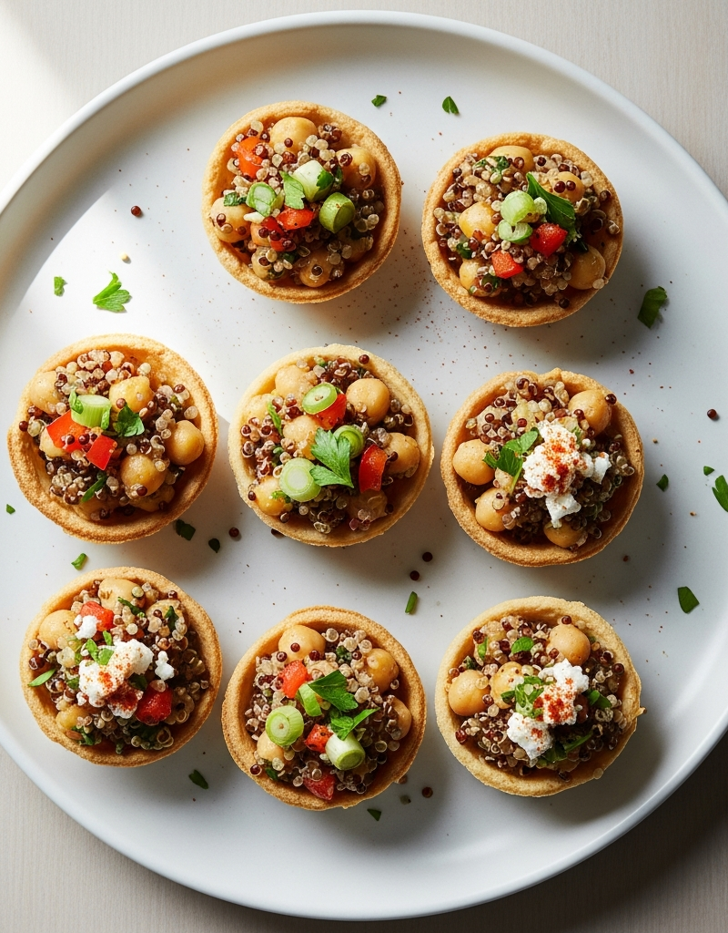 Chickpea and Quinoa Snack Cups