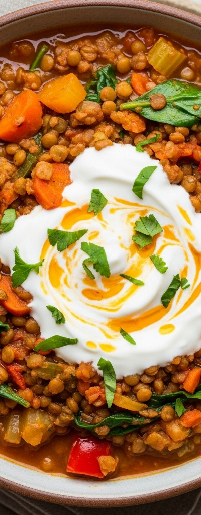 Gut-Friendly Vegetable Lentil Stew