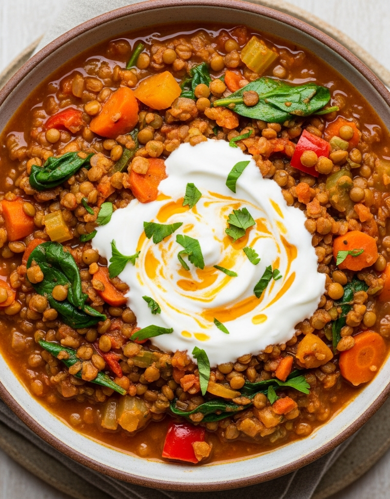 Gut-Friendly Vegetable Lentil Stew