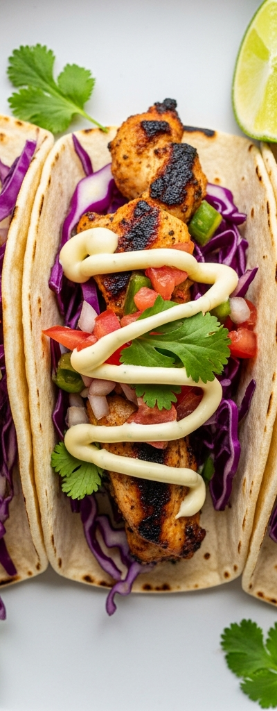 Baja Chicken Tacos