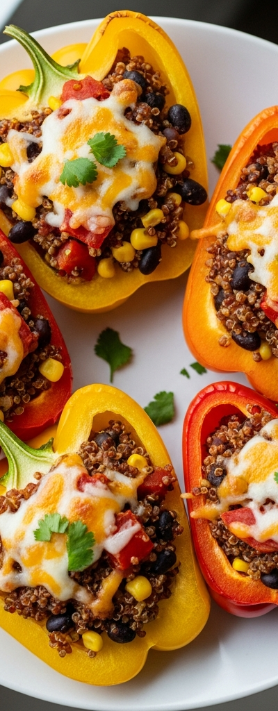 Vegetarian Stuffed Bell Peppers