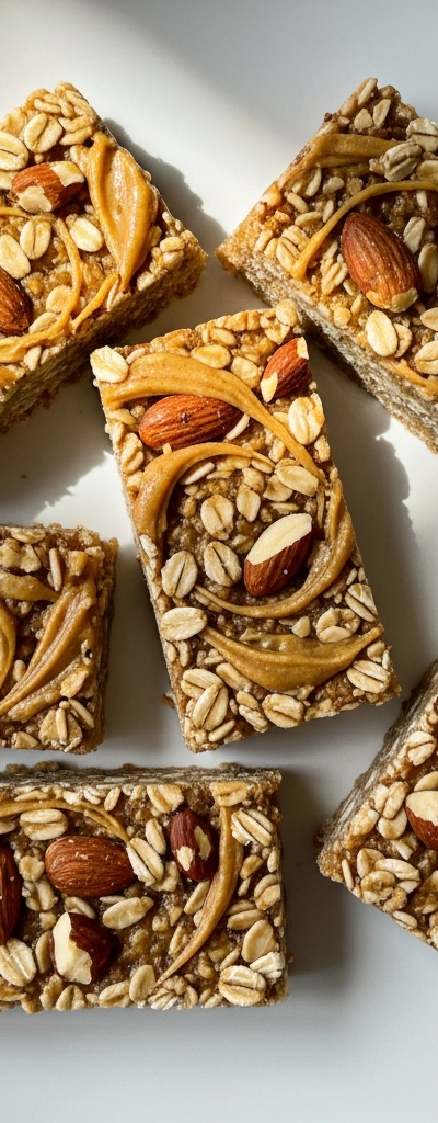 Homemade Nutty Oat Snack Bars