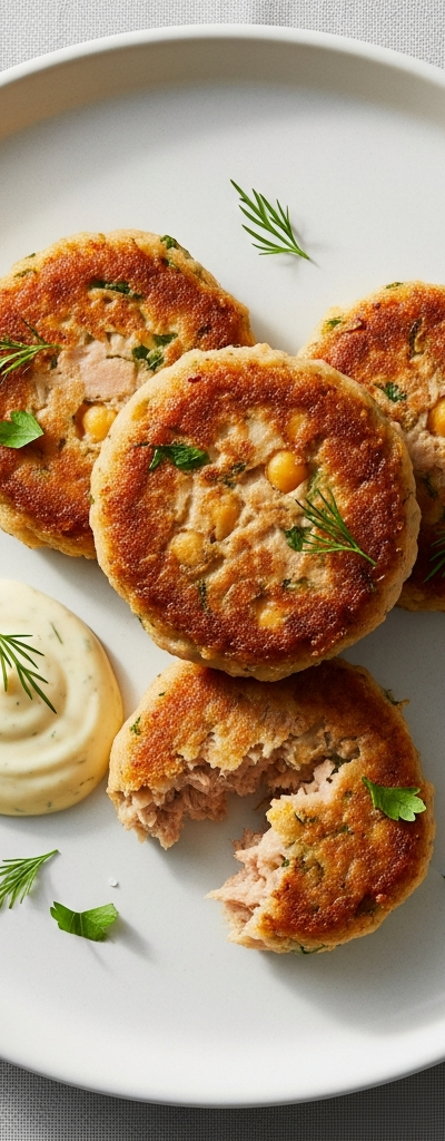 Tuna and Chickpea Patties